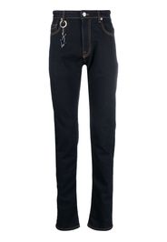 Paul & Shark logo-charm skinny jeans - Blu