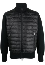 Paul & Shark padded-panel knitted jacket - Nero