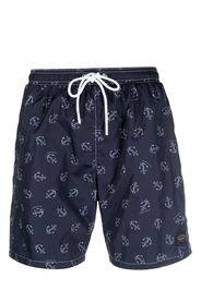 Paul & Shark Save The Sea graphic-print swim shorts - Blu