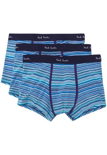 striped 3 pack boxers