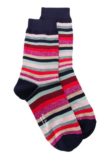 striped print socks