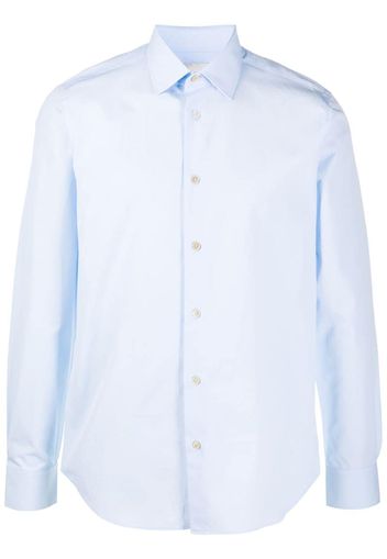 spread collar cotton shirt