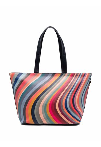 PAUL SMITH Borsa tote con stampa - Nero