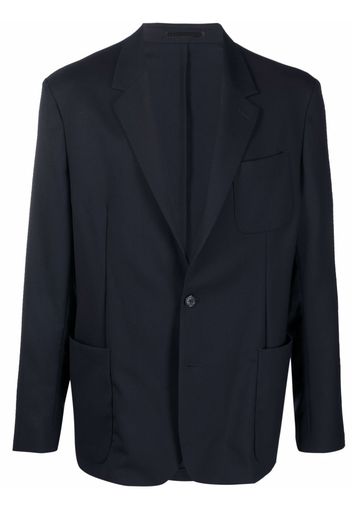 PAUL SMITH darted single-breast wool blazer - Blu