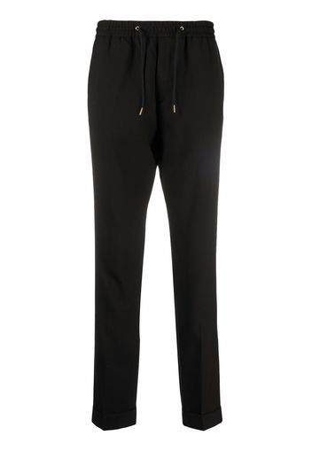 PAUL SMITH drawstring-waist slim-cut trousers - Nero