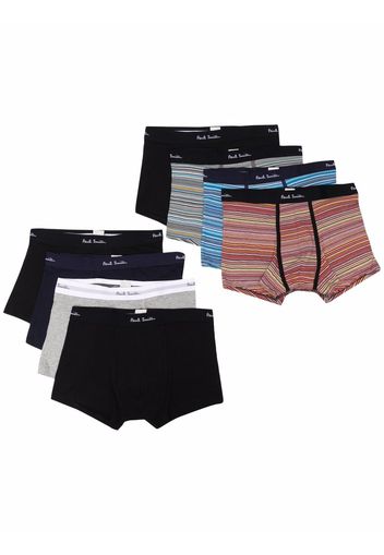 PAUL SMITH 7 pack logo-waistband briefs - Blu