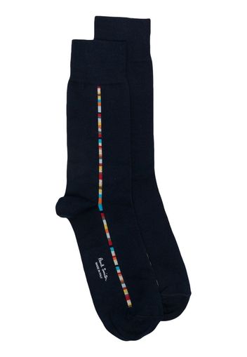 Paul Smith logo-print detail socks - Blu