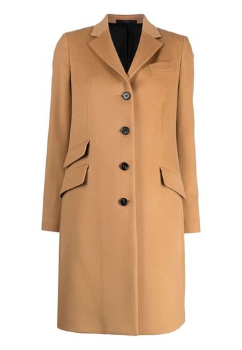 Paul Smith tailored single-breasted coat - Marrone