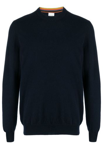 Paul Smith crew neck cashmere jumper - Blu