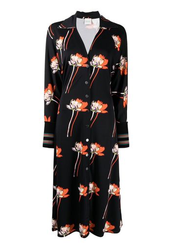 Paul Smith Chemisier a fiori - Nero