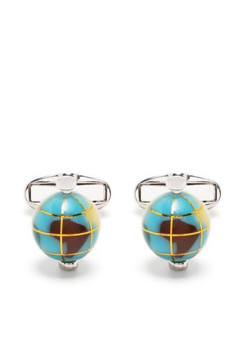 Paul Smith Spinning Globe cufflinks - Blu