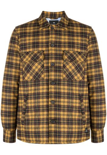 Paul Smith buttoned checked jacket - Giallo
