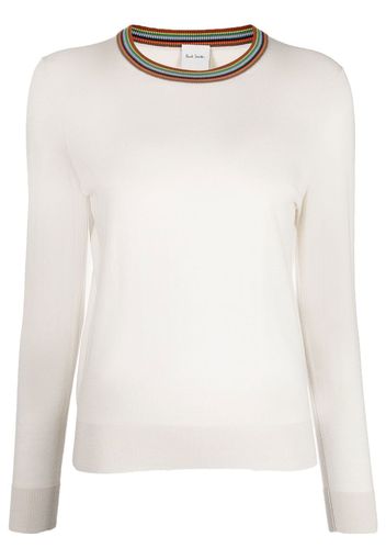 Paul Smith long-sleeve wool jumper - Bianco