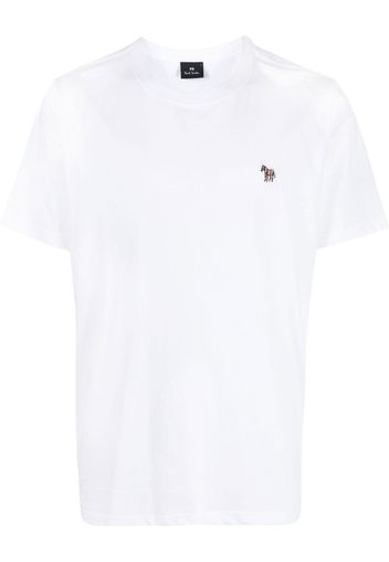 Paul Smith Zebra logo-patch T-shirt - Bianco