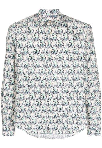 Paul Smith Floral-print shirt - Toni neutri