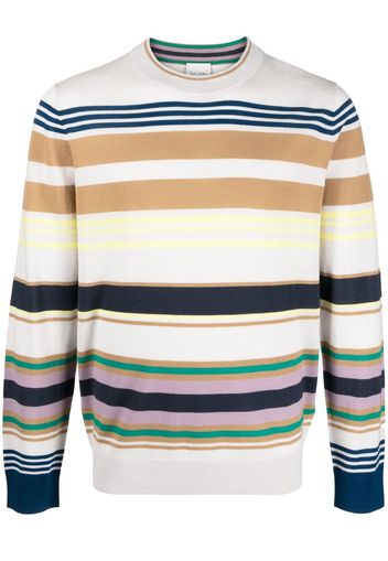 Paul Smith striped merino jumper - Toni neutri