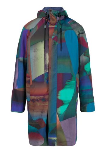 Paul Smith printed zip-up hooded jacket - Multicolore