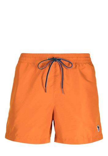 Paul Smith drawstring-waist swim shorts - Arancione