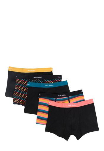 Paul Smith logo-waistband pack set - Nero