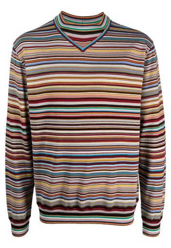 Paul Smith virgin-wool striped jumper - Marrone