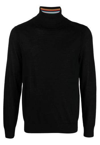 Paul Smith high-neck merino-wool jumper - Nero