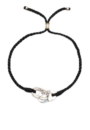 Paul Smith Bracciale con logo inciso - Nero