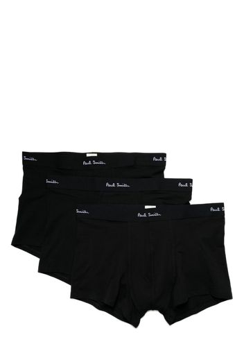 Paul Smith Set di 3 slip con stampa - Nero