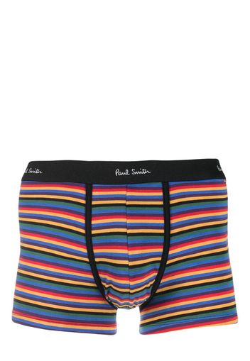 Paul Smith stripe-print logo-waistband boxers - Nero