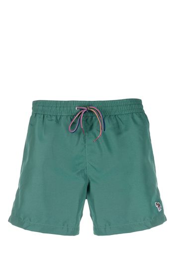 Paul Smith drawstring-waist swim shorts - Verde