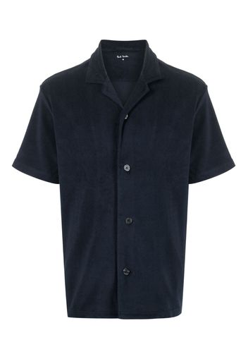 Paul Smith towelling short-sleeve shirt - Blu