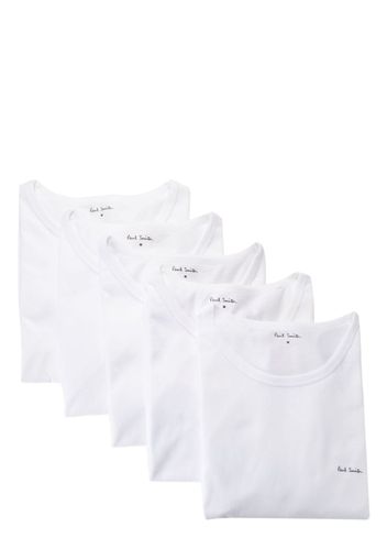 Paul Smith cotton T-shirts (pack of five) - Bianco