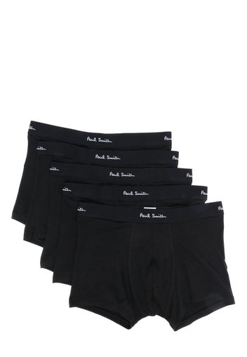 Paul Smith logo-print organic cotton boxers - Nero