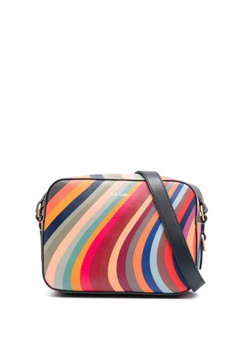 Paul Smith Swirl leather crossbody bag - Blu