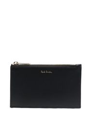 PAUL SMITH artist stripe-print zipped cardholder - Nero