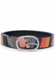 PAUL SMITH striped slim belt - Arancione