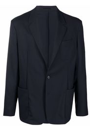 PAUL SMITH darted single-breast wool blazer - Blu