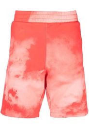 PAUL SMITH Shorts sportivi con fantasia tie dye - Rosso