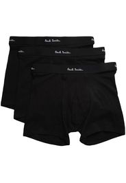 PAUL SMITH Set di 3 boxer con stampa - Nero