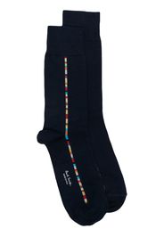 Paul Smith logo-print detail socks - Blu