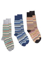 Paul Smith pack of three socks - Blu