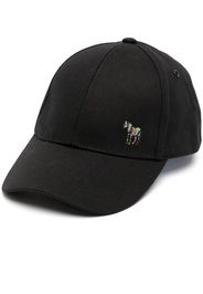 Paul Smith Zebra-embroidered baseball cap - Nero