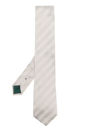 Paul Smith tone-on-tone diagonal-stripe silk tie - Toni neutri