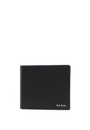 Paul Smith logo-print leather wallet - Nero