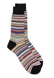 Paul Smith striped ankle socks - Nero