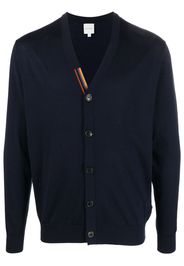 Paul Smith V-neck merino-wool cardigan - Blu