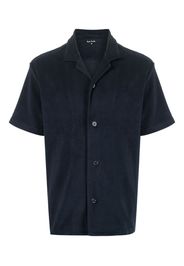 Paul Smith towelling short-sleeve shirt - Blu