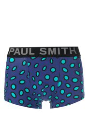 Paul Smith logo-waistband polka-dot briefs - Blu