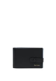 Paul Smith logo-embossed leather wallet - Nero