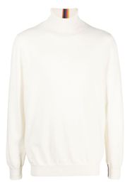 Paul Smith roll-neck cashmere jumper - Bianco