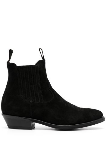 Paul Warmer ankle suede boots - Nero